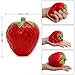 OYE HOYE 5 Pcs Jumbo Squishies Strawburry Lemon Banana Pineapple Ice Cream Slow Rising Squeeze Kawaii Scented Charms Stress Relief Squishy Toys
