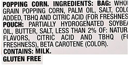 ORVILLE REDENBACHER’S POUR OVER MOVIE THEATER BUTTER MICROWAVE POPCORN, 9.9 OZ