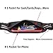 uFashion3C Running Belt Waist Pack for Phone, fits iPhone Xs Max XS X 8 7 6S 6 Plus, Galaxy S9 S8 Plus,S7 Edge, Note 9, 8, 5 - Water Resistant Reflective Fitness Workout Fanny Pack for Men and Women