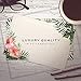 48 Tropical Palm Leaves Note Cards, 4x6 in, Cardstock Thick Paper