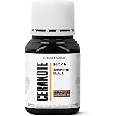 CERAKOTE H-Series Ceramic Coating, Graphite Black, 4 oz, H-146T | Oven-cure ceramic coating for metals and polymers. Part B included; corrosion, chemical, and solvent resistant.