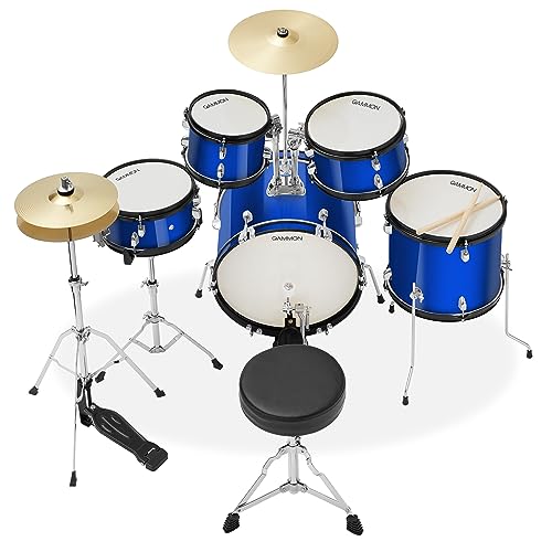 Gammon Percussion 5-Piece Junior Starter Drum Kit with Cymbals