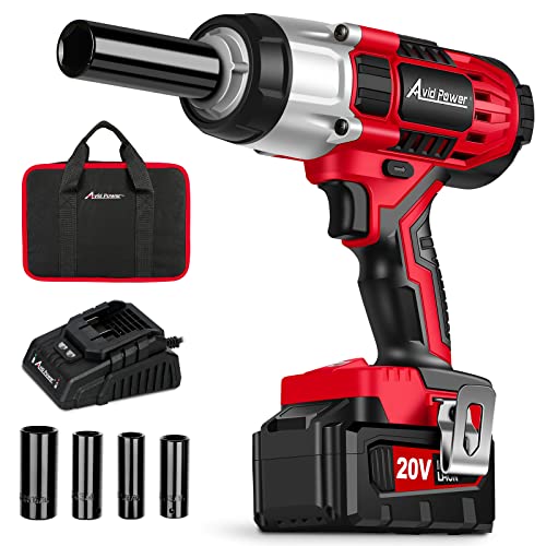 AVID POWER Cordless Impact Wrench, 1/2 Impact Gun w/ Max Torque 330 ft