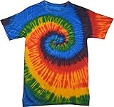 Colortone Tie Dye T-Shirt MD Rasta Blue