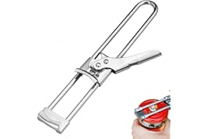 PROCOVER Jar Opener for Weak Hands, New Adjustable Stainless Steel Can Opener, Jar Gripper Tight Lid Opener, Kitchen Gadgets, Easy Jar Opener for the Elderly and Children