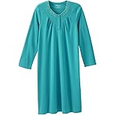 Silverts Open-Back Hospital Gowns for Women - Comfortable, Dignified, Easy Dressing for Seniors & Patients - Lace Trim