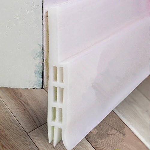 Door Draft Stopper Self-adhesive Under Door Sweep Weather Stripping for Cracks & Gaps 1.57" Width x 39.4" Length