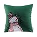 Ashler Christmas Pillow Covers 18 x 18 inches, Pack of 4 Winter Decorative Pillowcases Snowman Bow & Soldier Christmas Tree Series Cushion Covers