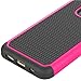 Galaxy S7, Berry Accessory(TM) [Drop Protection] Protective Case [Shock Proof] [Dual Lawyer] Hybrid Defender Armor Case Cover For Samsung Galaxy S7 With Free Berry logo stand holder(Hot Pink)