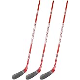 Canadian Big Red 3-Pack Hockey Sticks - Senior | 70 Flex, P92 Curve | Full ABS Off-Ice Blade, Wood Shaft | Senior, 3 Pack