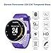 Rerii Garmin Forerunner 220 230 Tempered Glass Screen Protector, High Definition, 9H Hardness, 0.3mm Thickness, Shatterproof, Delicate Touch, Real Glass