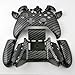 XBOX One Custom Hydro Dipped Black Silver Carbon Fiber Replacement Housing Shell Kits with Buttons For Controller