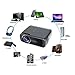WOWOTO Portable LED Video Projector Home Theater Support HDMI/USB/AV/TV/1080P