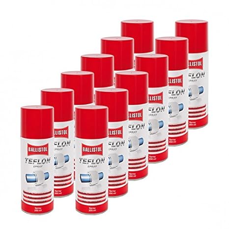 BALLISTOL Teflon® Spray 12 Ds. 200 ml Trockenschmierung PTFE Teflonspray 25600