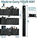 Safeguard Concealed Carry Pistol Holster - Comfortable neoprene belly band holster for men and women - Black CCW Gun Belt