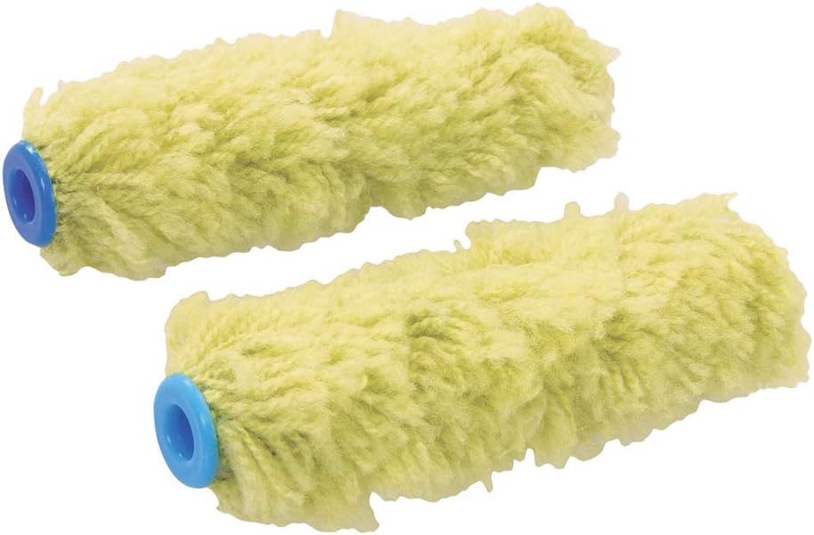 Loops 2x 100mm x 26mm LONG PILE Mini Masonry Paint Roller Sleeves