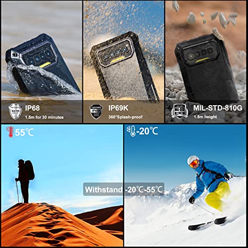 Rugged Smartphone Unlocked OUKITEL F150 6GB+64GB(SD 256G) 8000mAh Android 10 Dual-SIM 4G Global 5.86