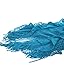 Purse babe Womens Net Chain Knitted Chunky Curly Scarf shawl With Lace And Fringe