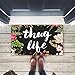 ZBLX Flowers Doormat Entrance Mat Floor Mat Rug Indoor/Bathroom Mats Rubber Non Slip (23.6