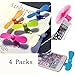 QKILL 4 packs! USB Phone Fan 3.5 inch Fashion Portable 8 Pin USB Phone Mini Fan with Two Leaves for iPhone 6 & 6 Plus / iPhone 5 & 5S / iPad Air (RANDOM COLORS)