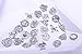 Michelle Queen Celtic Cross Charms for DIY Necklace Pendants Making Pack of 25