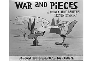 The Road Runner and Wile E. Coyote in "War and Pieces" Studio Lobby Card Publicity Still - Chuck Jones and Maurice Noble directed. Warner Brothers