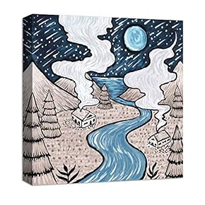 Canvas Wall Art Abstract Dream World...