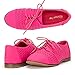 DREAM PAIRS Lexington Women's New Casual Nubuck Upper Cut-Out Lace Up Oxford Flats Shoes