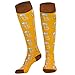 Running & Athletic Recovery Knee High 15-20mmHG Compression Socks | Cheers to Beer | LG