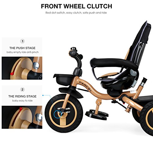 fascol triciclo bebé plegable 4 en 1
