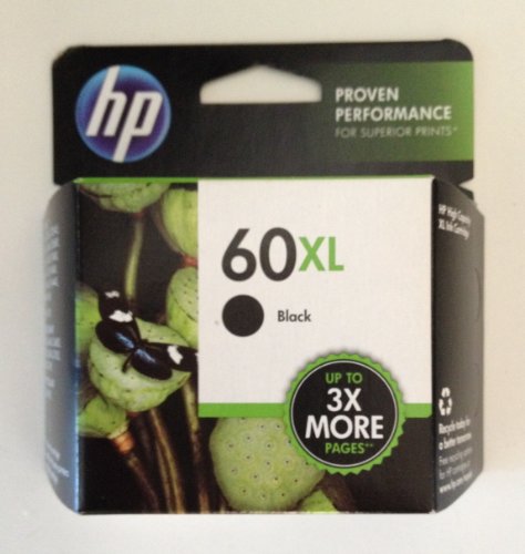HP 60XL- Ink Cartridge, For D2530/D2560/F4280, 600 Page Yield, Black