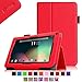 Fintie RCA Voyager 7 Case, Premium PU Leather Folio Cover Fits All Versions RCA Voyager 7" (2016, 2017) / RCA Voyager II 7" / Voyager III RCA 7" / RCA Voyager Pro 7" Android Tablet, Red