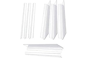NEXTLEVEL FIT Pack of 3 T-Rails for Shelf Pushers Kit – Replacement & Add-On Set | Front & Back T-Rail System for Seamless Product Flow | Ideal for Smoke Shops, Convenience Stores, and Retail Displays