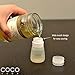 CocoTube Coconut Oil Dispenser Bottle: An Easy Container to Dispense and Store Your Coconut Oil (3-Pack; Clear)