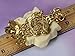 Alilang Enamel Cream Rose Flower Golden Tone Brooch Pin Aurora Borealis Crystal Rhinestone Pendant