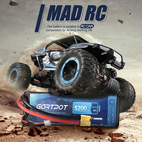 GARTPOT 5200 mAh 3S 11,1V 60C LiPo RC Batterie Hard Case mit XT60 Stecker für RC Truck RC Truggy Autos Buggy RC Hobby (2… – Bild 6