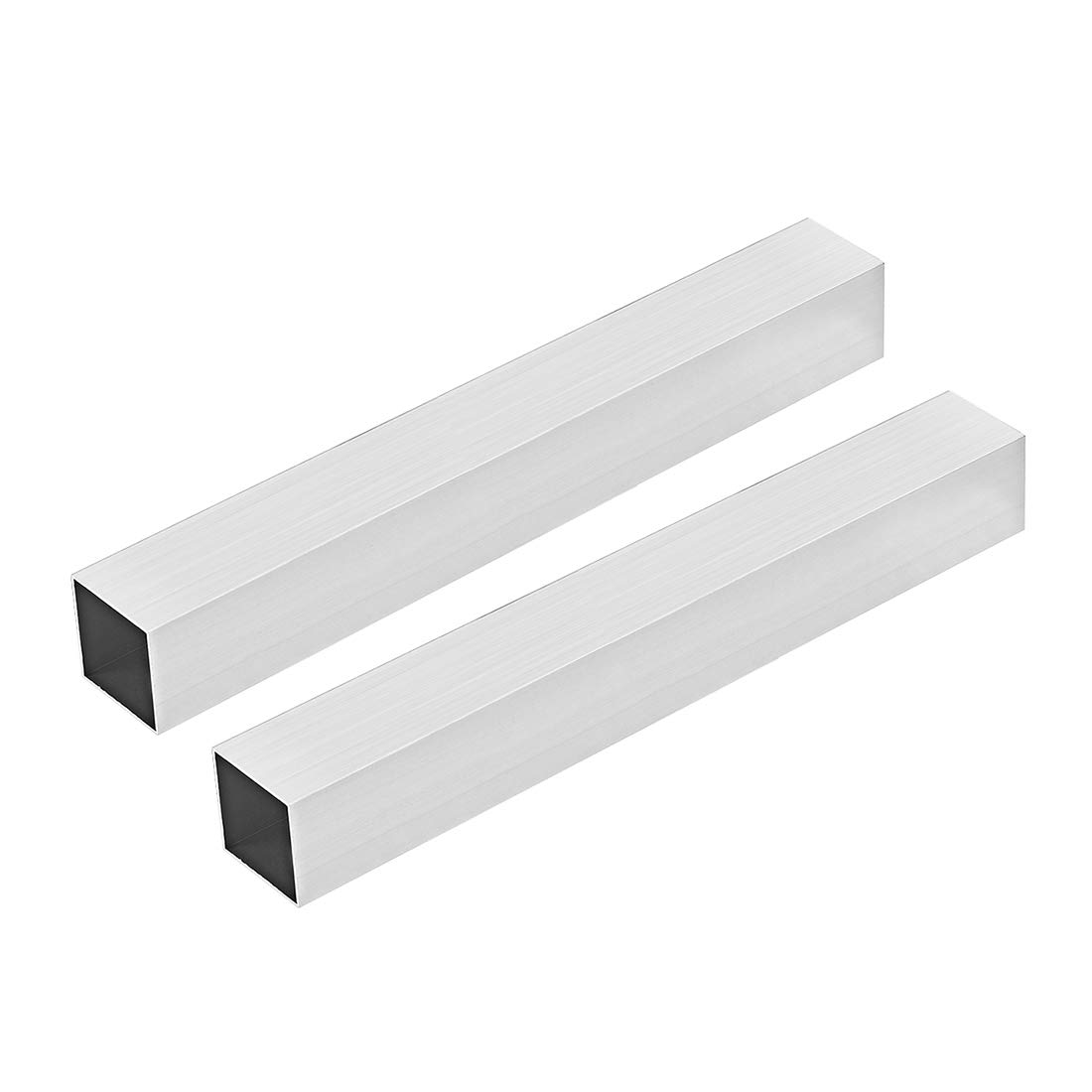 Photo 1 of uxcell 6063 Aluminum Square Tube, 38mmx38mmx1mm Wall Thickness 300mm Length Seamless Straight Pipe Tubing 2 Pcs