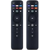 [2 Packs] Universal Vizio Remote XRT260 （No Voice ）Fit for All VIZIO Smart TV Smartcast 4K P-Series V-Series D-Series M-Series XRT136 XRT140 with Hbomax,Netflix,PrimeVideo,Plutotv,iHeartRadio,Crackle