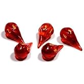 PolyHero Wizard 5d6 Fireballs Dice Set, Dragonfire, RPG Accessory. | PolyHero Wizard 5d6 Fireballs; tabletop RPG dice accessory; dragonfire finish