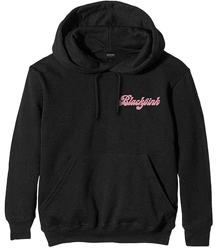 Blackpink Hoodie Photo Back Band Logo New Official Unisex Black