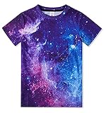 RAISEVERN 3D Graphic Printed Boys Short Sleeve Shirts 6-7 yearss Summer Casual T
