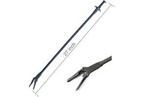 AquaticHI Aquarium Tongs 27 inch (70 cm), 100% Reef Safe, Multi Purpose for Fresh and Saltwater Fish Tanks, Clip Plants, Spot Feed Fish and Coral, Keep Hands Dry