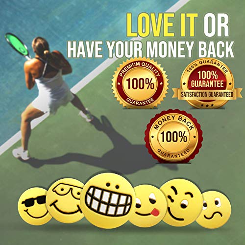 image for Alien Pros Tennis Racket Vibration Dampener (6-Pack) - Perfect Shock A