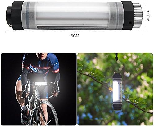 CONSTANCE Camping Lamp, IPX8 Waterproof LED Lantern with Rechargeable Battery, 2600mAh Power Bank, 6 Light Modes, SOS Light Stick For Camping, Hiking, Fishing,Underwater, Construction,Emergency Lights