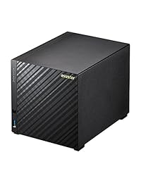 ASUSTOR AS3104T, NAS (sin disco), Intel 1,6 gHz Dual Core, 2 GB de RAM, incluye as rc13 Multimedia mando a distancia