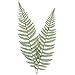 Warmter 10PCS Artificial Boston Fern Bush Plant Faux Leaves Green Plants for Home Decor
