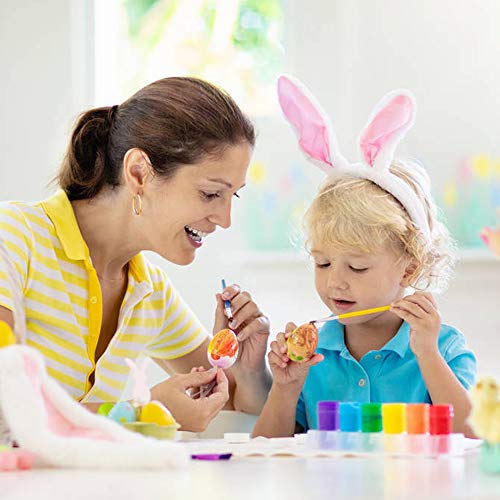 SallyFashion 6Pcs Wooden Faux Fake Eggs, Easter Eggs, Children Play Kitchen Game Food Toy - Log Color