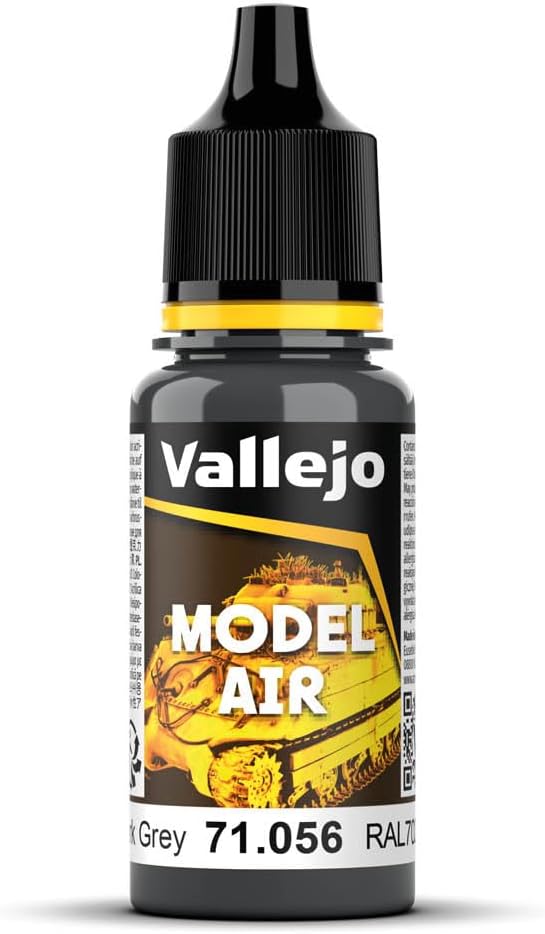 Vallejo Model Air 18ml Panzer Dark Grey Waterbased Acrylic Paint