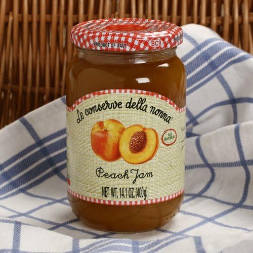 Italian Peach Jam by Conserve Della Nonna (15.5 ounce)