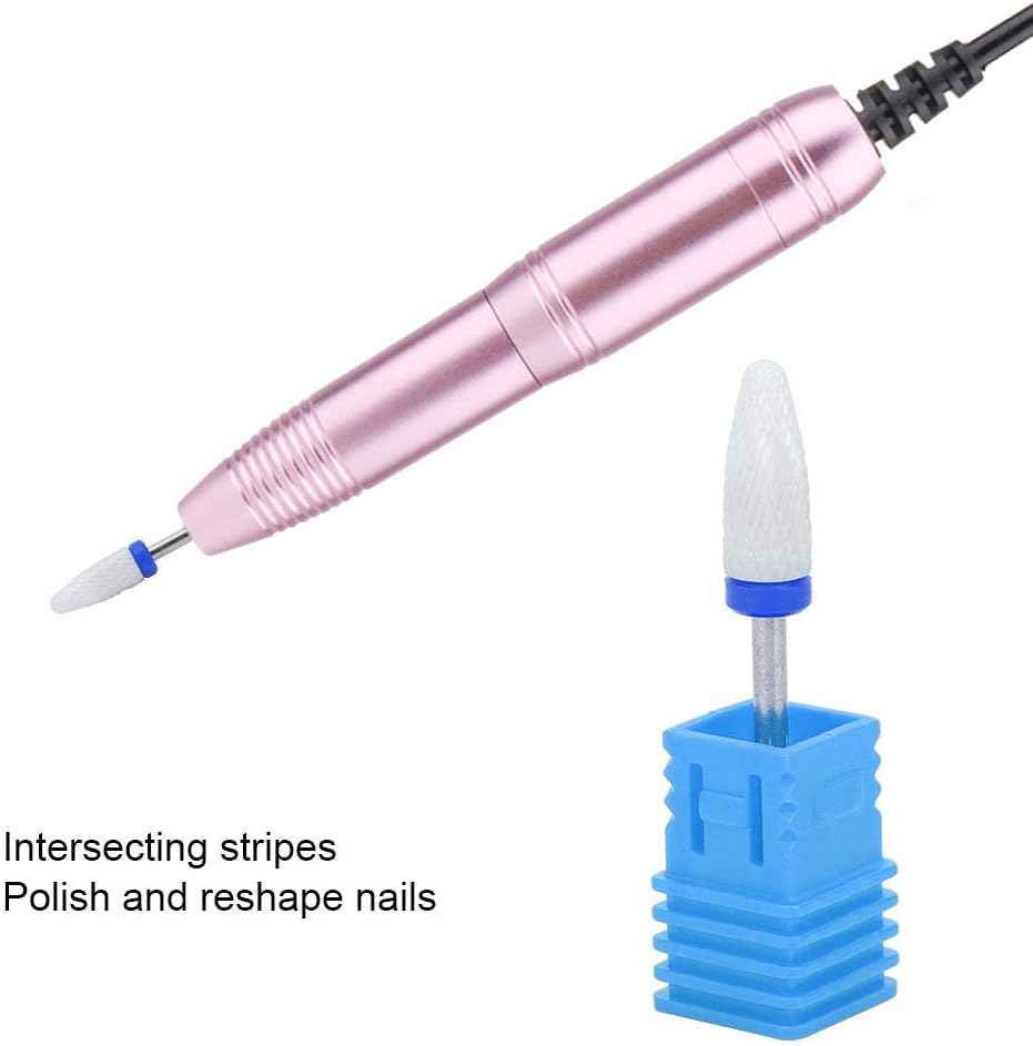 Ceramic Nail Drill Bit Cone Shape Professional Grinding Head for Nail Art Manicure Polishing Tools Blue - Image 4
